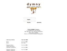 Tablet Screenshot of dymny.pl